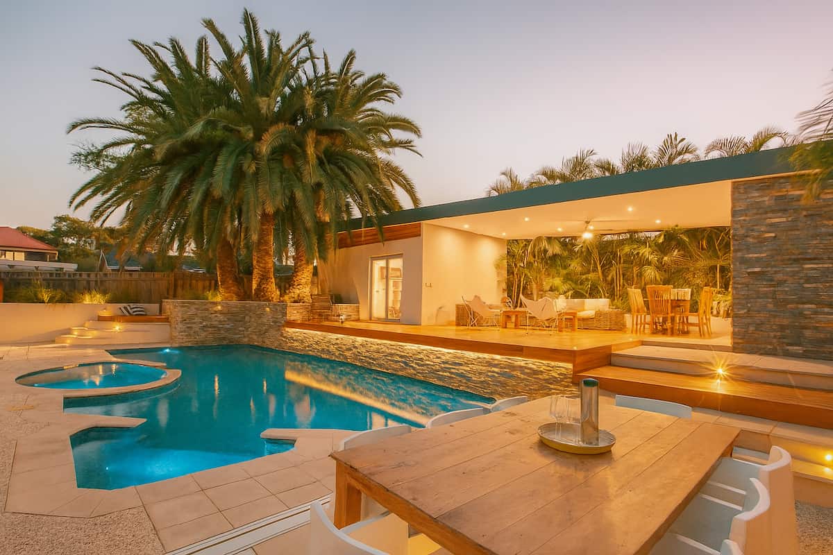 New pool area build.